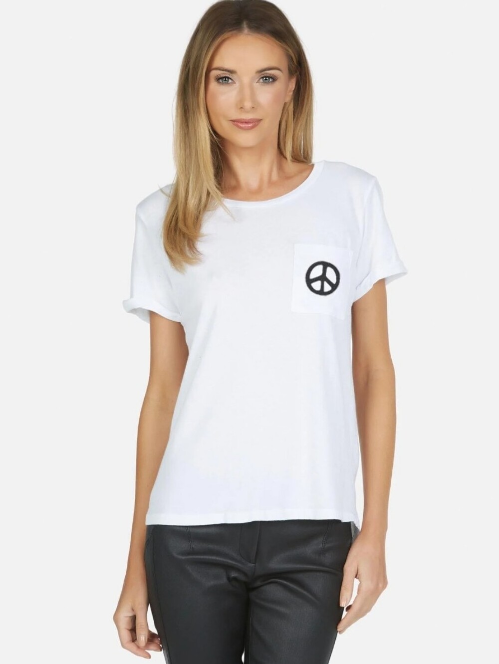 Lauren Moshi Rays Of Peace pocket tee - Picture 3 of 10